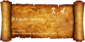 Kispál Anita névjegykártya
